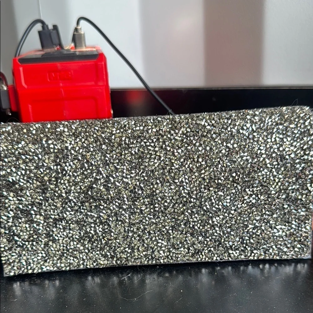 Sparkling Silver Clutch
